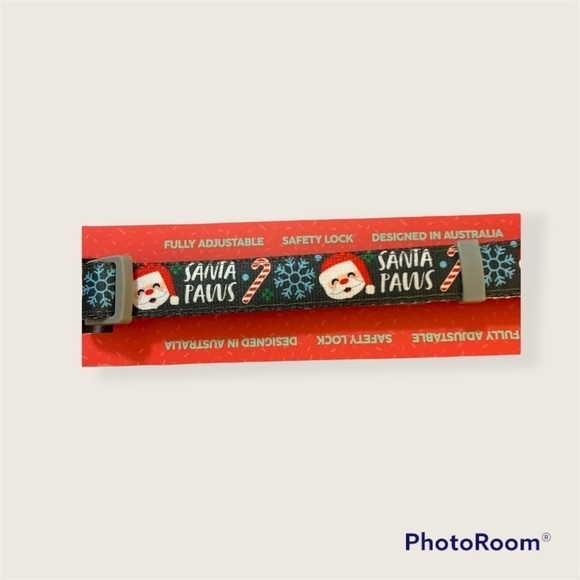 𝅺FUZZYARD Christmas “Santa Paws” Collar, Size M, NWT brand new never used - Picture 3 of 3